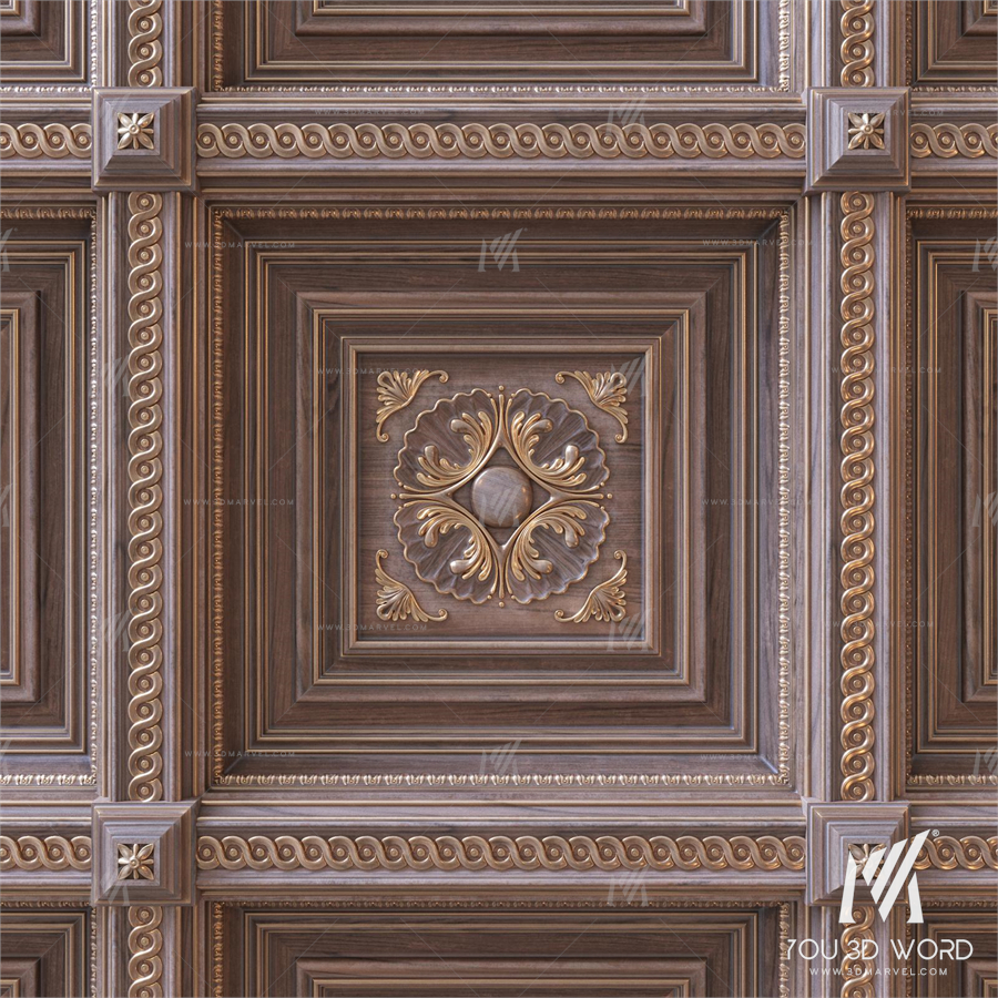 Coffered ceiling
